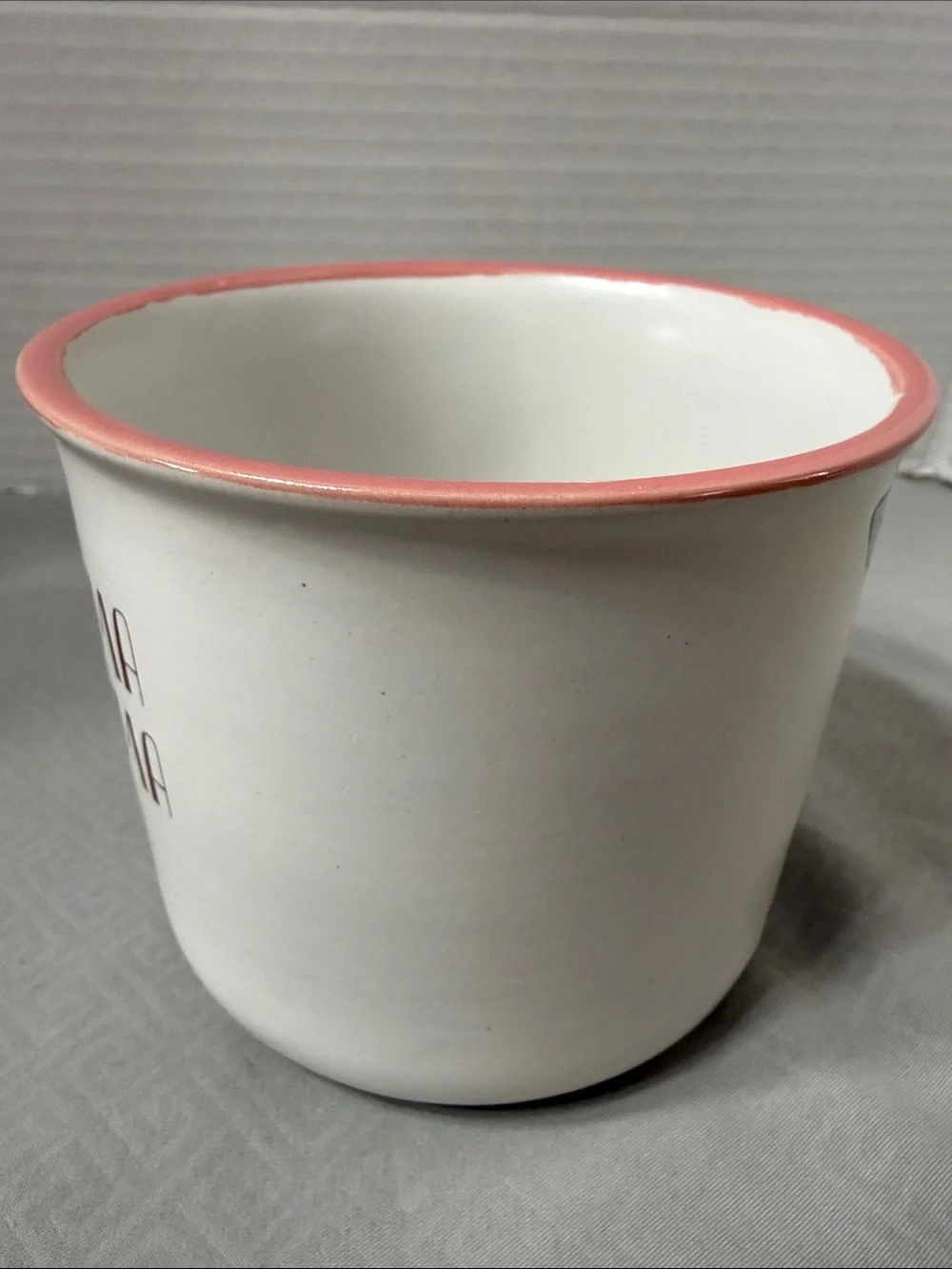 Belle Maison Mama Llama Pink Accent Ceramic Camper Coffee Mug Pink Handle & Rim - Picture 4 of 10